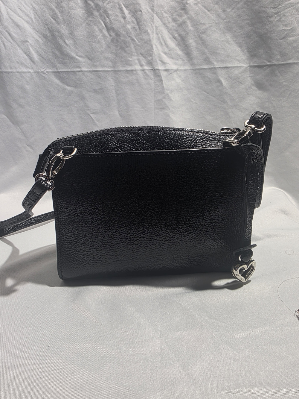 Gigi Mini Cross Body Bag Black Interlok H15913 W/Papers - Picture 7 of 15